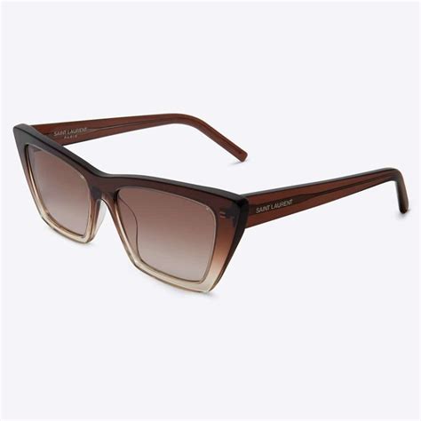 ysl mica sunglasses brown|ysl sunglasses luxury brand.